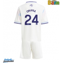 Aston Villa Amadou Onana #24 Tredjedraktsett Barn 2025-26 Kortermet (+ Korte bukser)